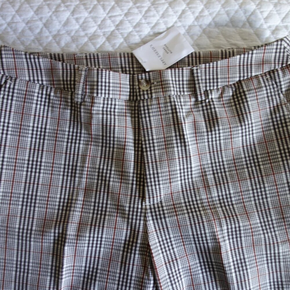 NWT APPLESEEDS Plaid Pants 12 Short (Petites)